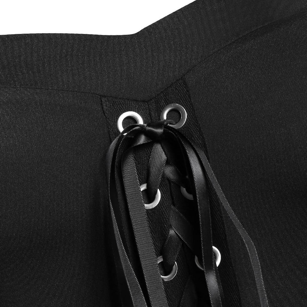 Women'S Rococo Civil War Dress plus Size Cold Shoulder Gothic Dresses for Ladies Zipper Steampunk Dress Gothic Style Sleeve Lace up Halloween Dress Black_A XXXXL