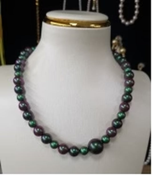 High-End Women Crystal Pearl Necklace