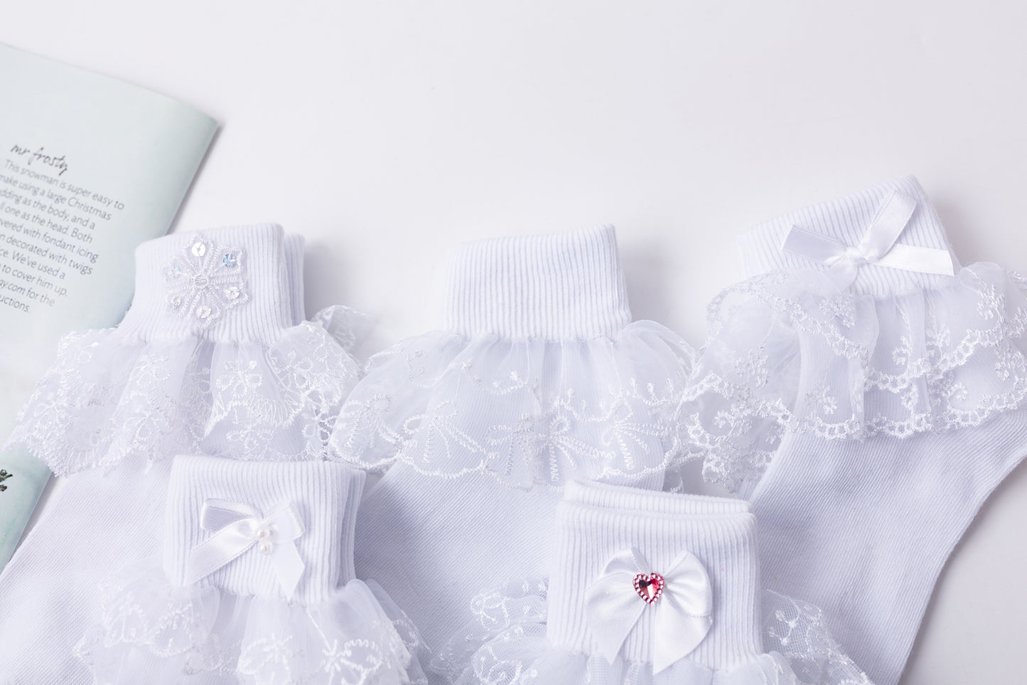 Children Lace Socks Girl Socks Cotton Socks Baby Princess Children Lace White Socks Dance